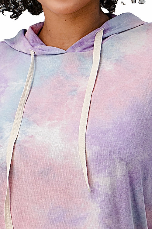 Cozy Tie-Dye Lounge Set with Hoodie