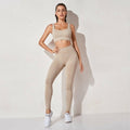 2-Piece High Waist Sports Bra+ Legging Gym Clothing